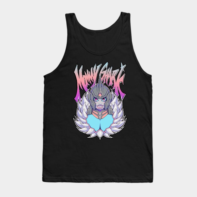 Devora: Mommy Shark Tank Top by Toro Comics